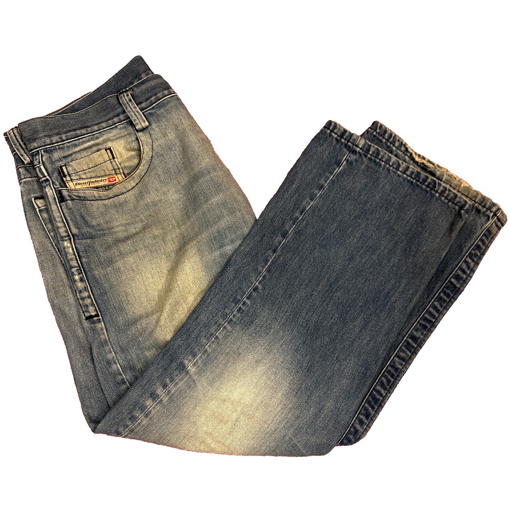 ARCHIVE Diesel "Only The Brave" Distressed Made Italy + Cyber Y2K Grunge 33x29